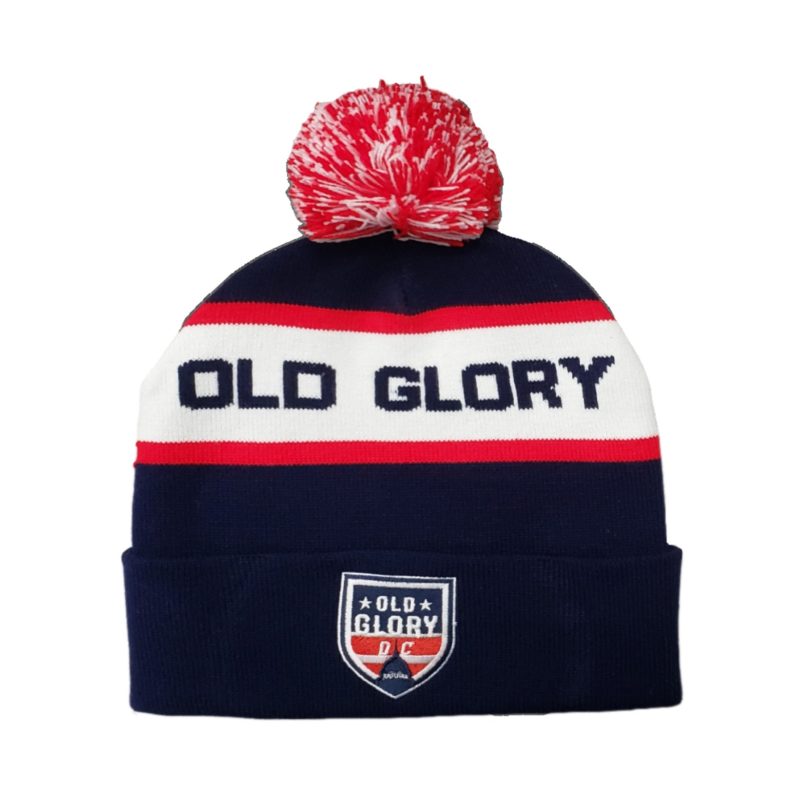 Old Glory DC OGDC Rugby Pom Beanie