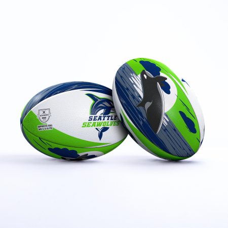 Seattle Seawolves Rugby Gilbert Supporter Ball MLR