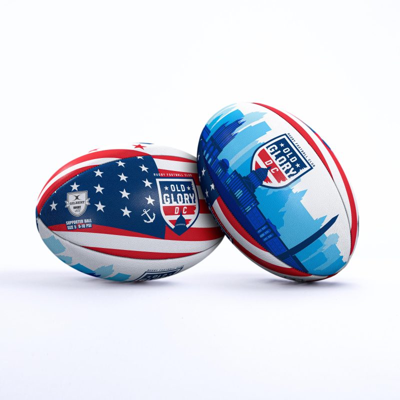 Old Glory DC OGDC Rugby Gilbert Supporter Ball MLR